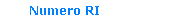 Numero RI